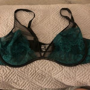 Soma: Teal lace bra, super sexy